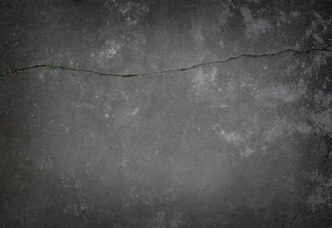 Concrete floor background old rustic asphalt with a crack Stock Photos
