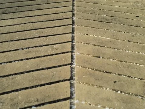 Concrete floor with diagonal lines 写真素材