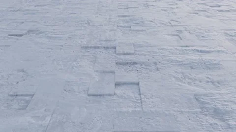 Concrete floor MORPH 4k Stock Footage 198545305