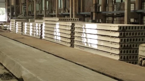Concrete forming, creating concrete floors Stock Footage 45976677
