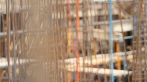 Concrete funel on crane Stock Footage 77100116