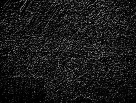 Concrete grunge vector texture, black wall surface grainy effect, abstract Stock Illustration