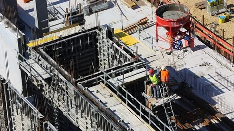 Concrete hopper Stock Footage 107523659