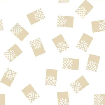 Concrete layer road glyph seamless pattern Stock Illustration
