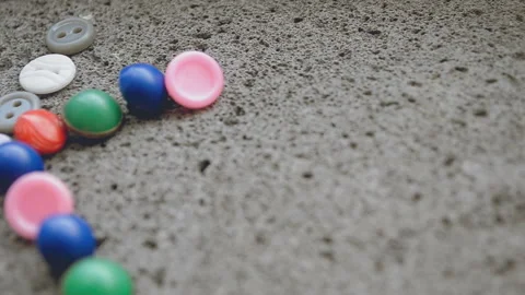 Concrete with letter Stock Footage 93525716