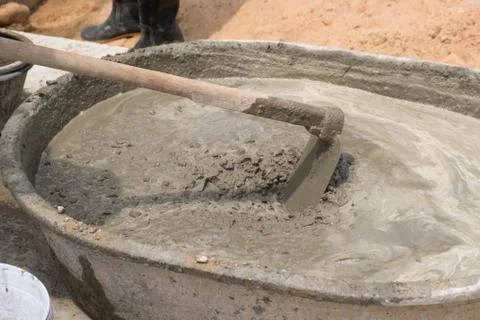 Concrete mix Stock Photos