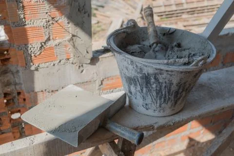 Concrete mix Stock Photos
