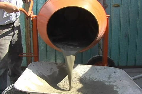 Concrete mixer 스톡 동영상 1217911