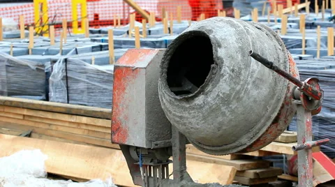 Concrete mixer Stock-Footage 45591010