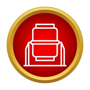 Concrete mixer icon representing construction and building work Stock Illustration