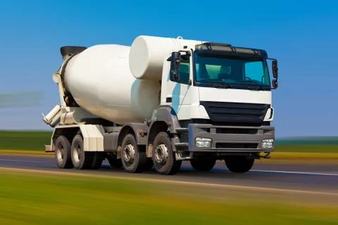 Concrete mixer Stock Illustration