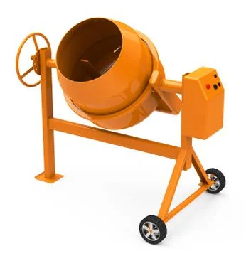 The concrete mixer Stock Illustration
