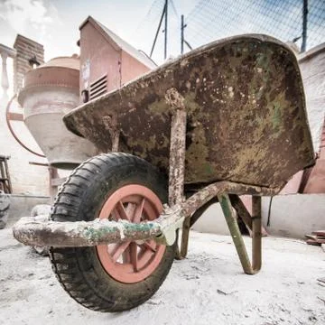 Concrete mixer Stock Photos
