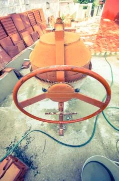 Concrete mixer Stock Photos