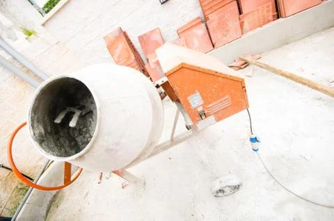 Concrete mixer Stock Photos