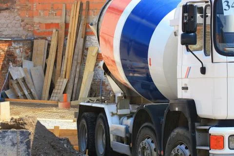Concrete mixer Stock Photos