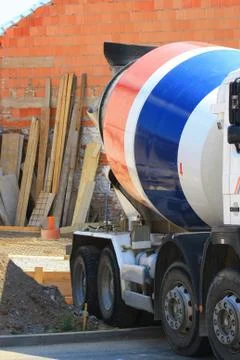 Concrete mixer Stock Photos