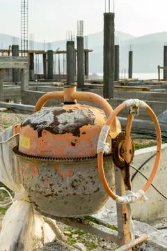Concrete mixer Stock Photos