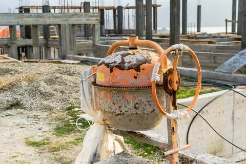 Concrete mixer Stock Photos