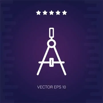 Concrete mixer vector icon Illustrazione stock