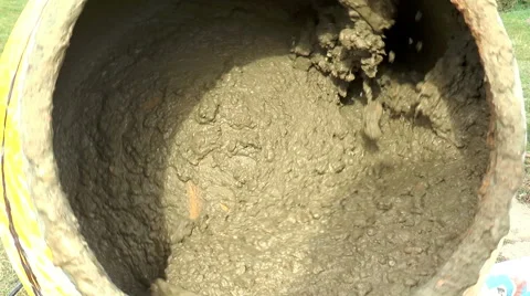 Concrete mixing. Stock Footage 47689772