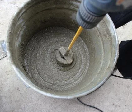 Concrete mixing Stock Photos