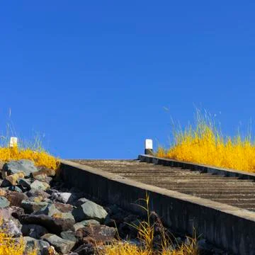 Concrete path Stock Photos