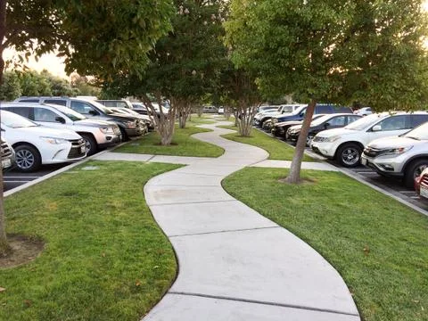 Concrete pathway walkway of life path Stock Photos
