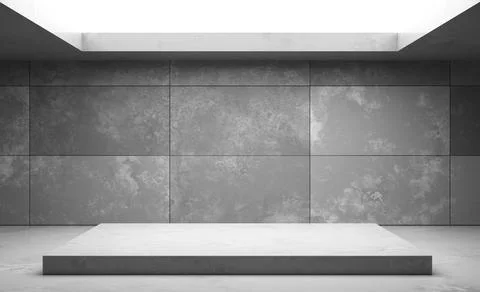 Concrete pattern for presentation of your product or design. Blank concrete r Illustrazione stock