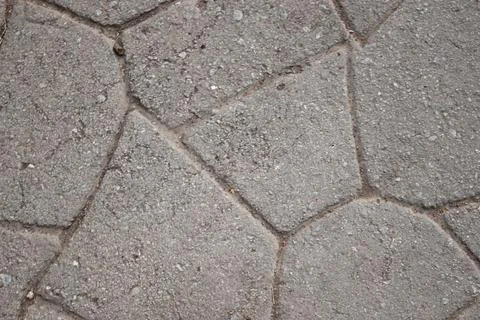 Concrete Paving Stone Pattern Background Stock Photos