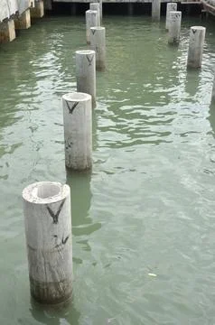 Concrete pillar Stock Photos