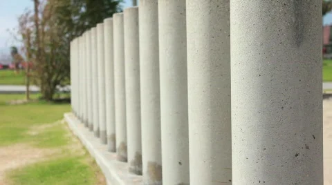 Concrete Pillars Stock Footage 740355