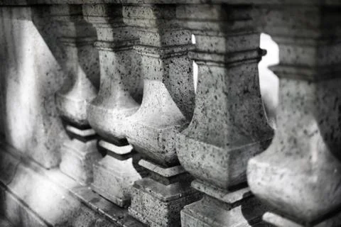 Concrete pillars Stock Photos