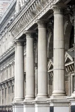 Concrete Pillars Stock Photos
