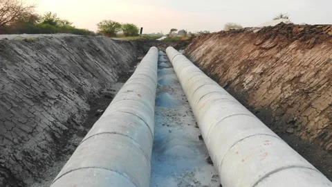 Concrete pipe 스톡 동영상 274059802