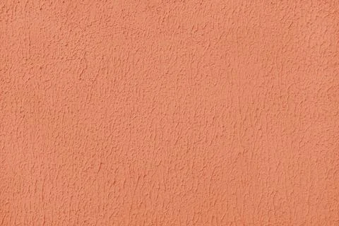 Concrete plaster surface, texture stucco background of orange painted cemen.. Stock Photos