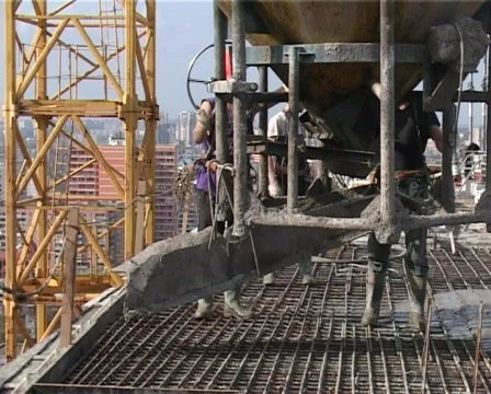 Concrete pouring Stock-Footage 347346