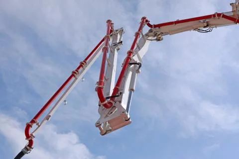 Concrete pump Stock Photos