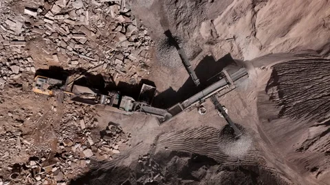 Concrete Recycling and asphalt from demolition 스톡 동영상 211468853
