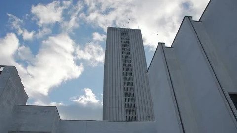Concrete Skyscraper Building Stock Footage 151435125