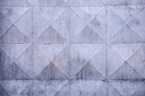 Concrete slab with conical elements Stock Photos