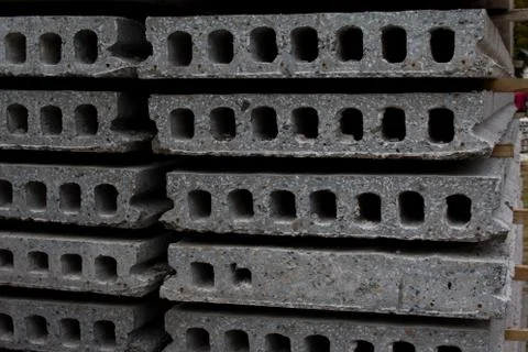 Concrete slabs Stock Photos