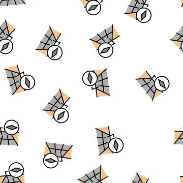 Concrete slabs road vector seamless pattern Stock Illustration