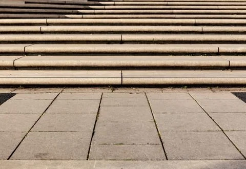 Concrete staircase pattern Stock Photos