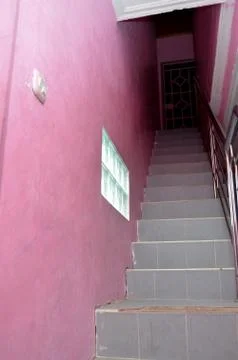 Concrete stairs 库存照片