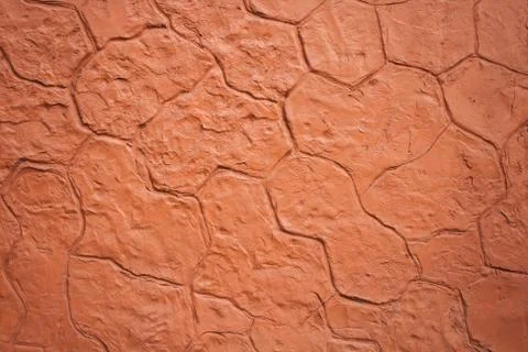 Concrete stamp wall background 스톡 사진