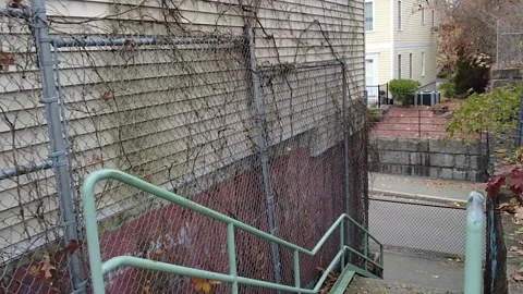 CONCRETE STEPS Stock Footage 187101032