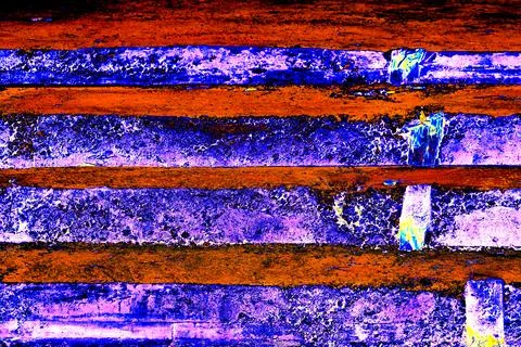 Concrete steps rough, concrete formwork for steps,2 Stock Photos