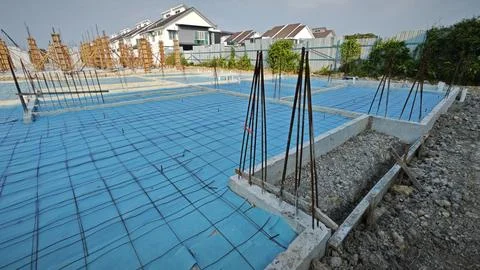 Concrete structure for the initial housing Stock Photos