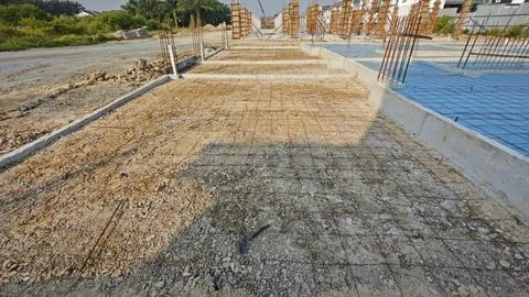 Concrete structure for the initial housing Stock Photos